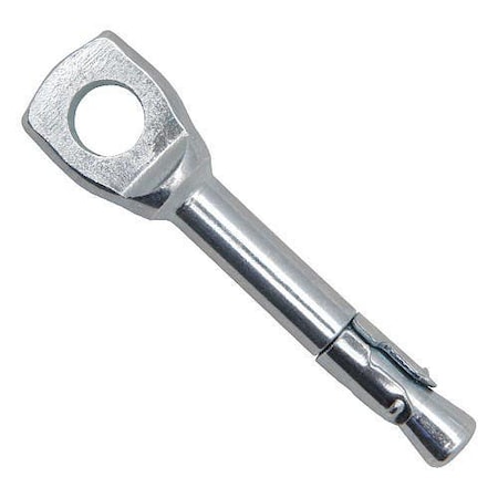Powers Fasteners Wedge Expansion Anchor, 1/4" Dia., 2" L, Carbon Steel Zinc, 100 PK POW 7409SD1